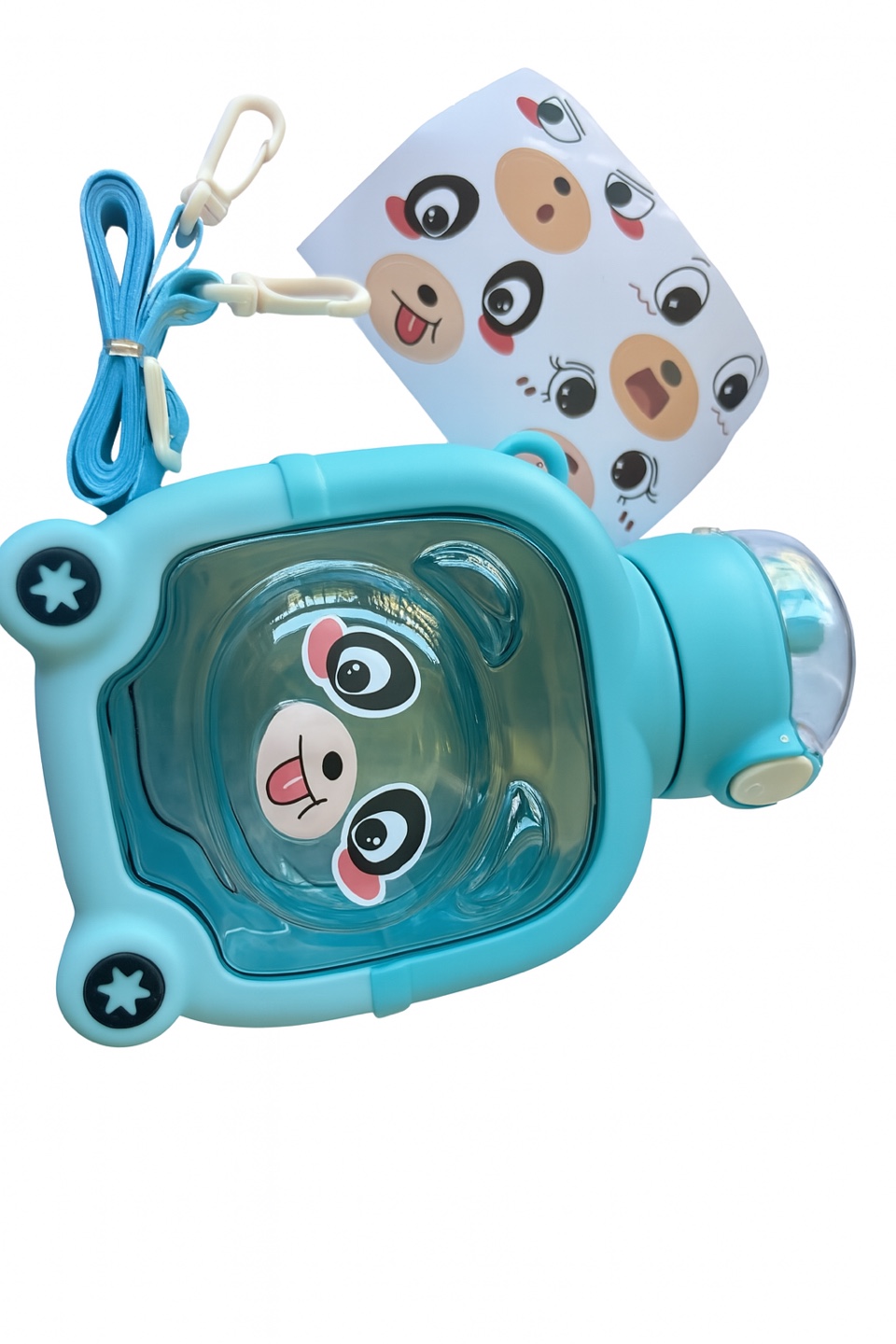Cute Bear Water Bottle with Straw for kids - photo 2