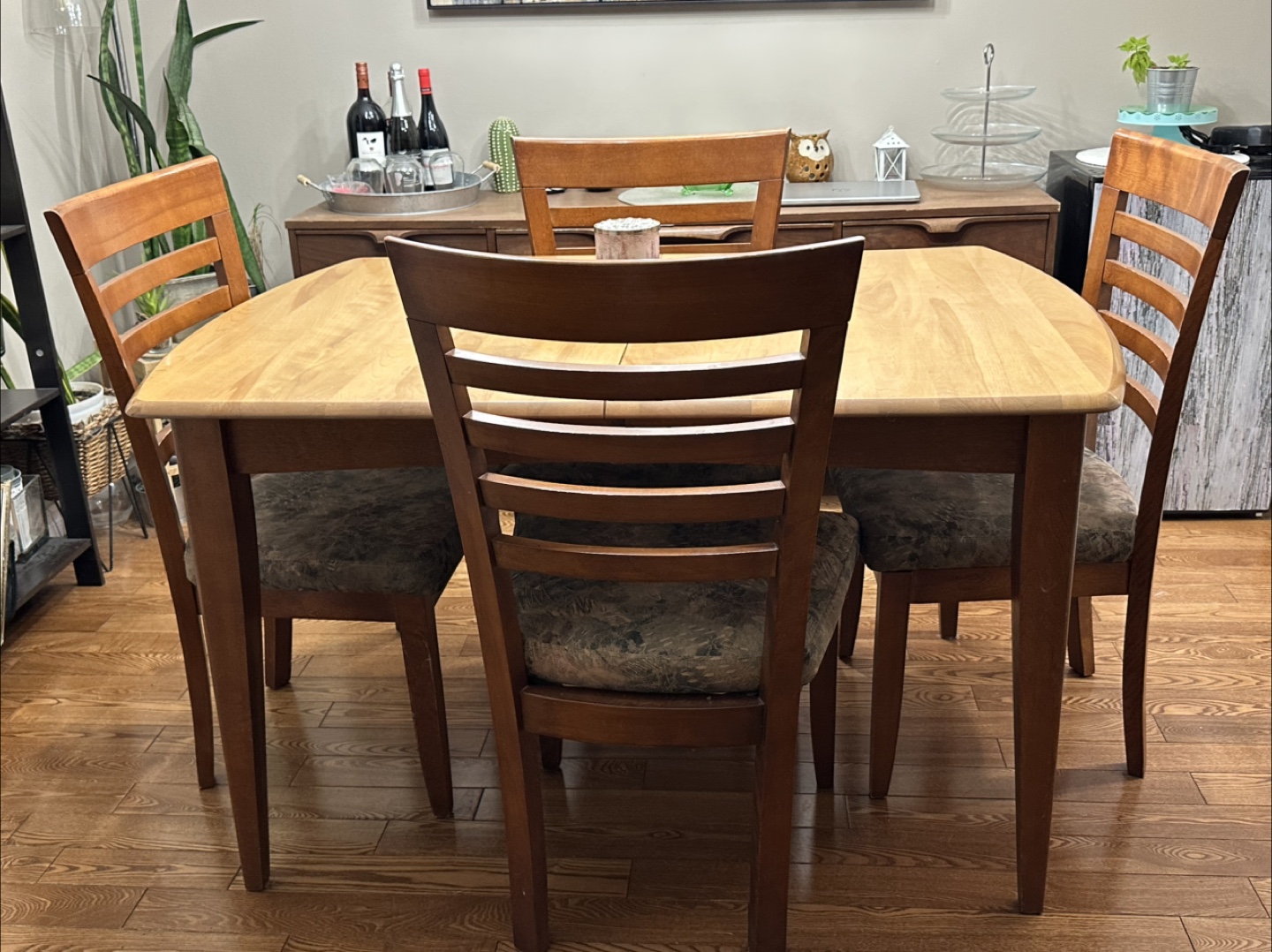Dining Table with six chairs
