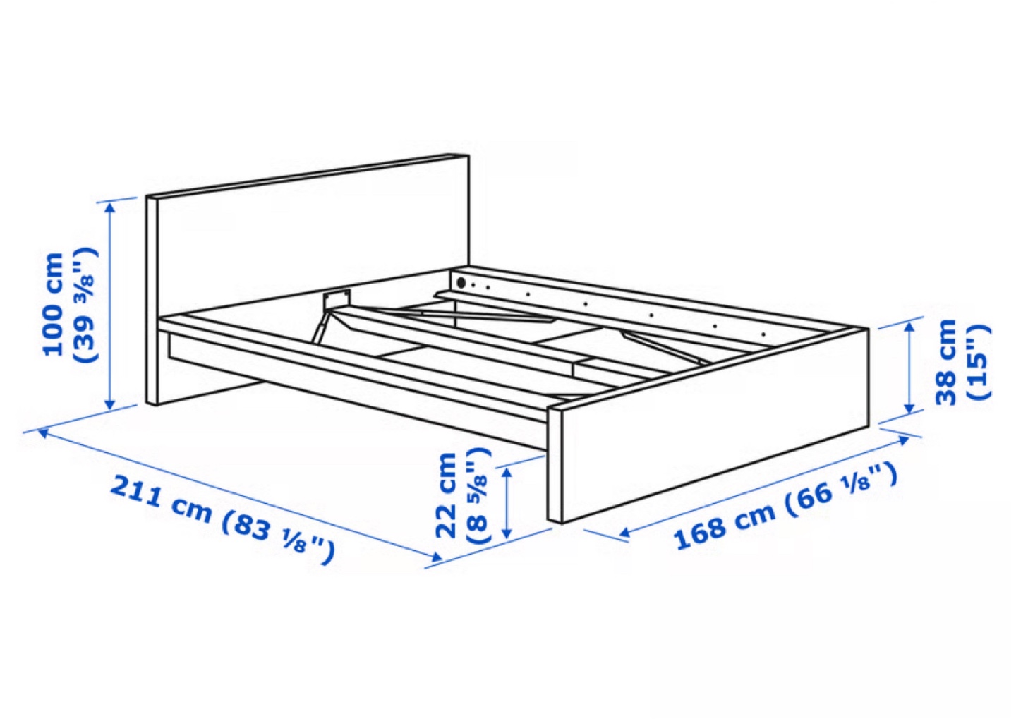 IKEA Malm Bed Frame - Queen Size - photo 3