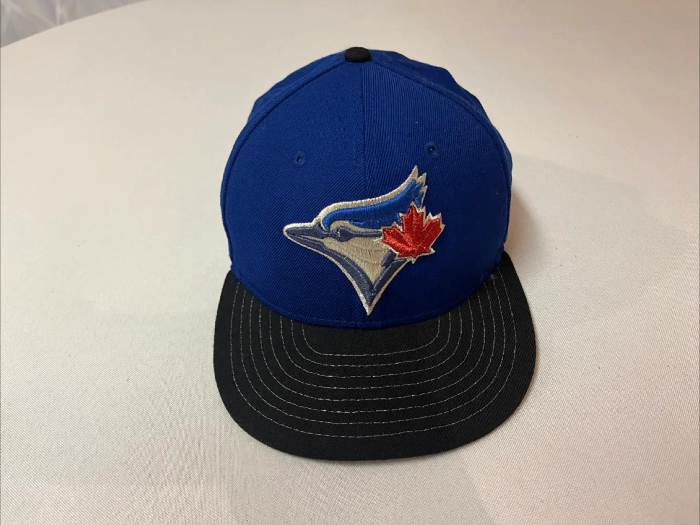 Blue Jays Hat with Black Brim & Anerican League patch - 7 5/8 thumbnail