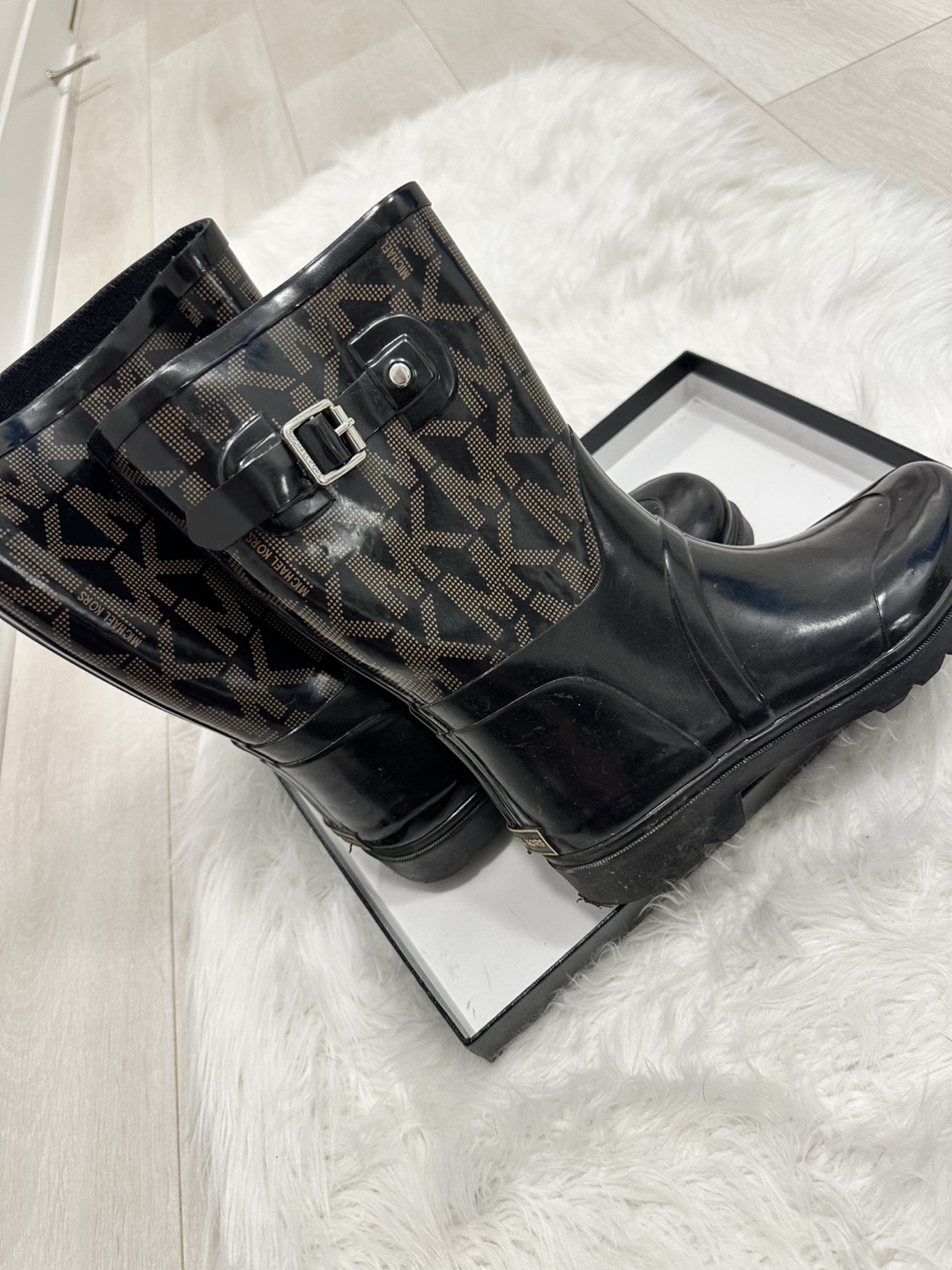 Michael Kors MK Logo Rain Boots