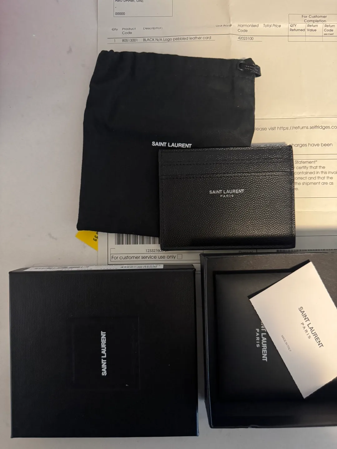 Authentic Saint Laurent card holder New image indicator(4)