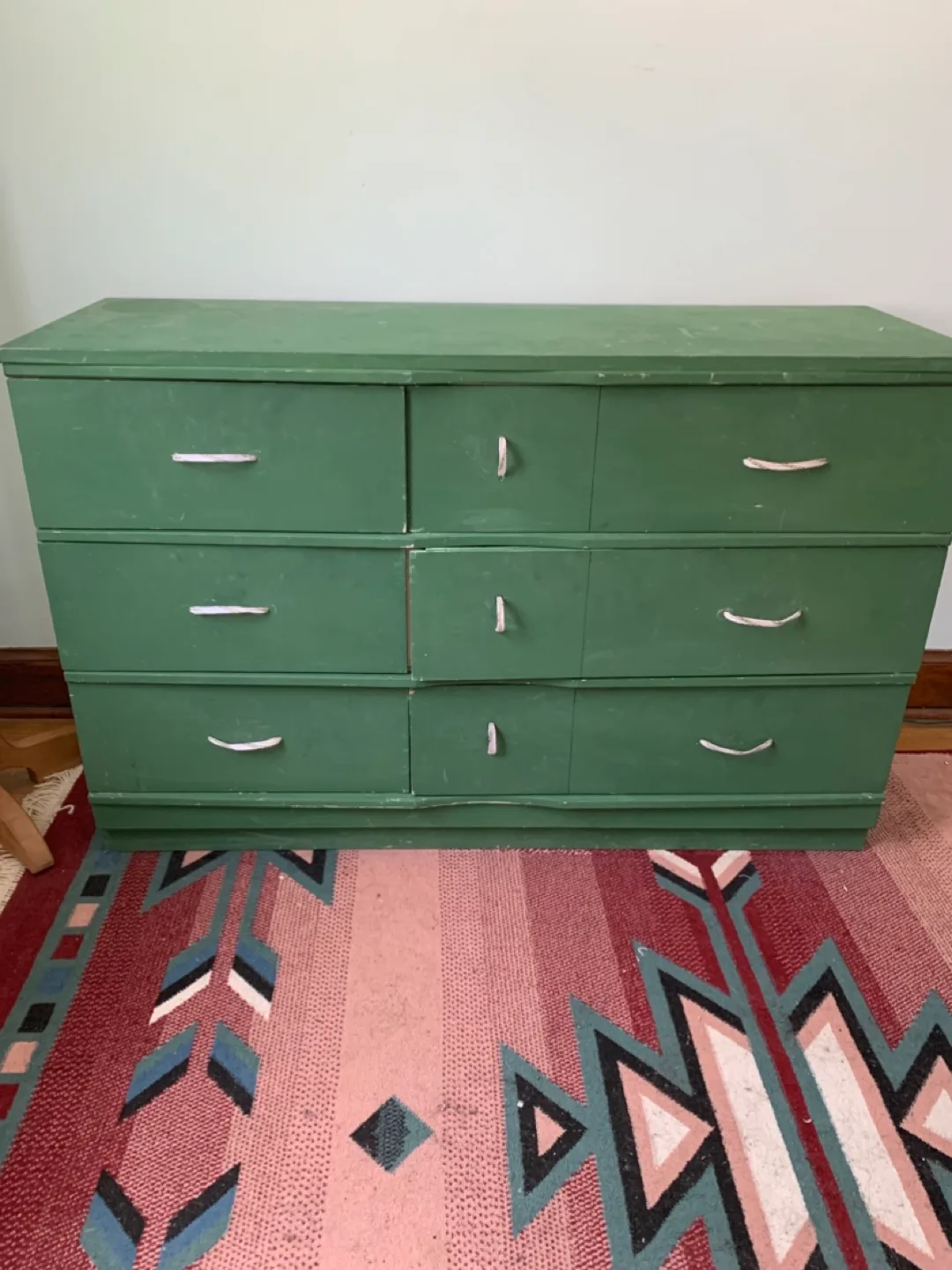 Green 6-Drawer Dresser thumbnail