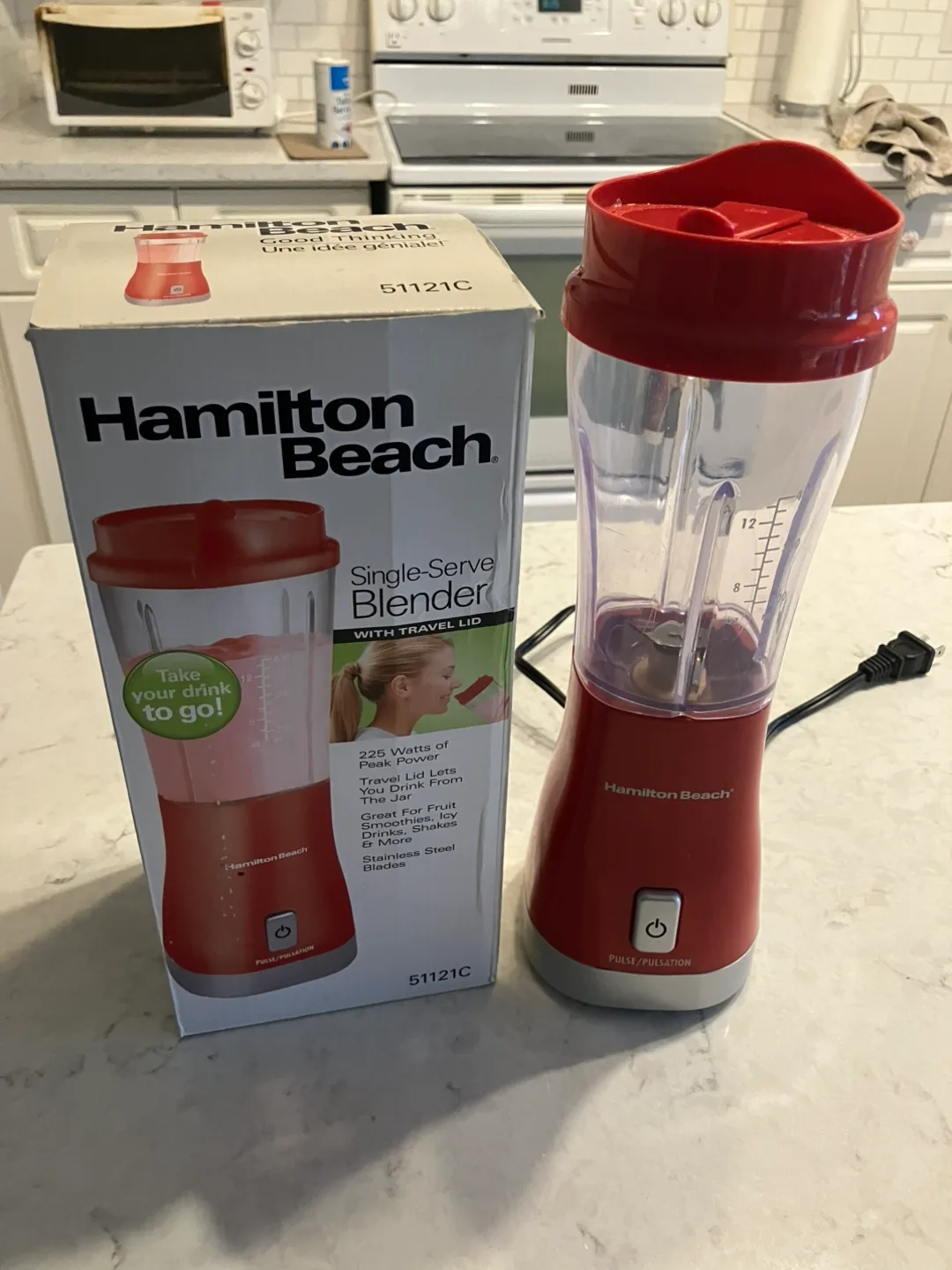Hamilton Beach Single-Serve Blender with Travel Lid thumbnail