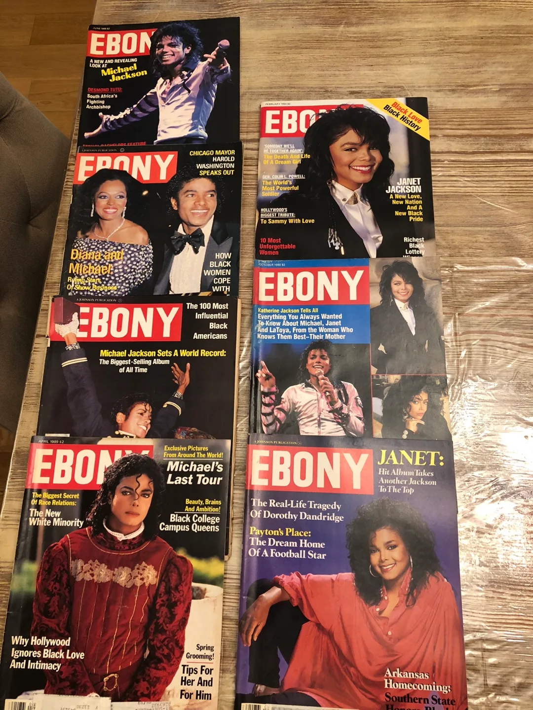 Vintage Ebony Magazines - Michael Jackson & Janet Jackson thumbnail