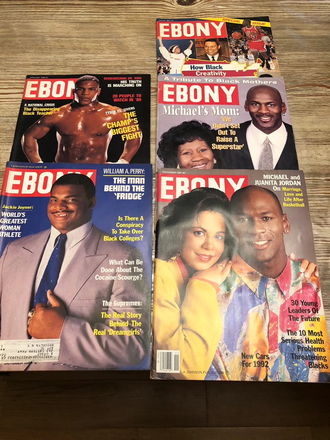 Vintage Ebony Magazines - Lot of 6 thumbnail