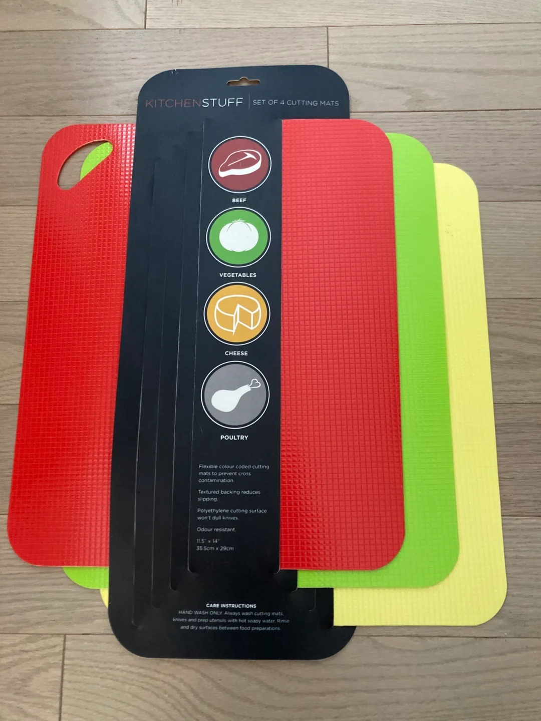 🍁🇨🇦Kitchenstuff Set of 3 Cutting Mats thumbnail