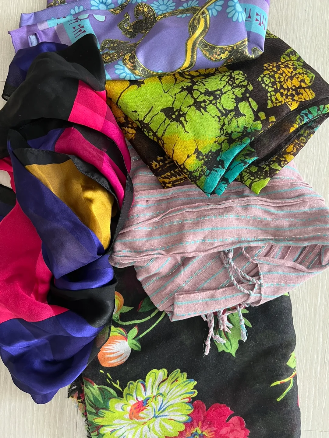 Assorted Scarves - Various Colour & Patterns thumbnail