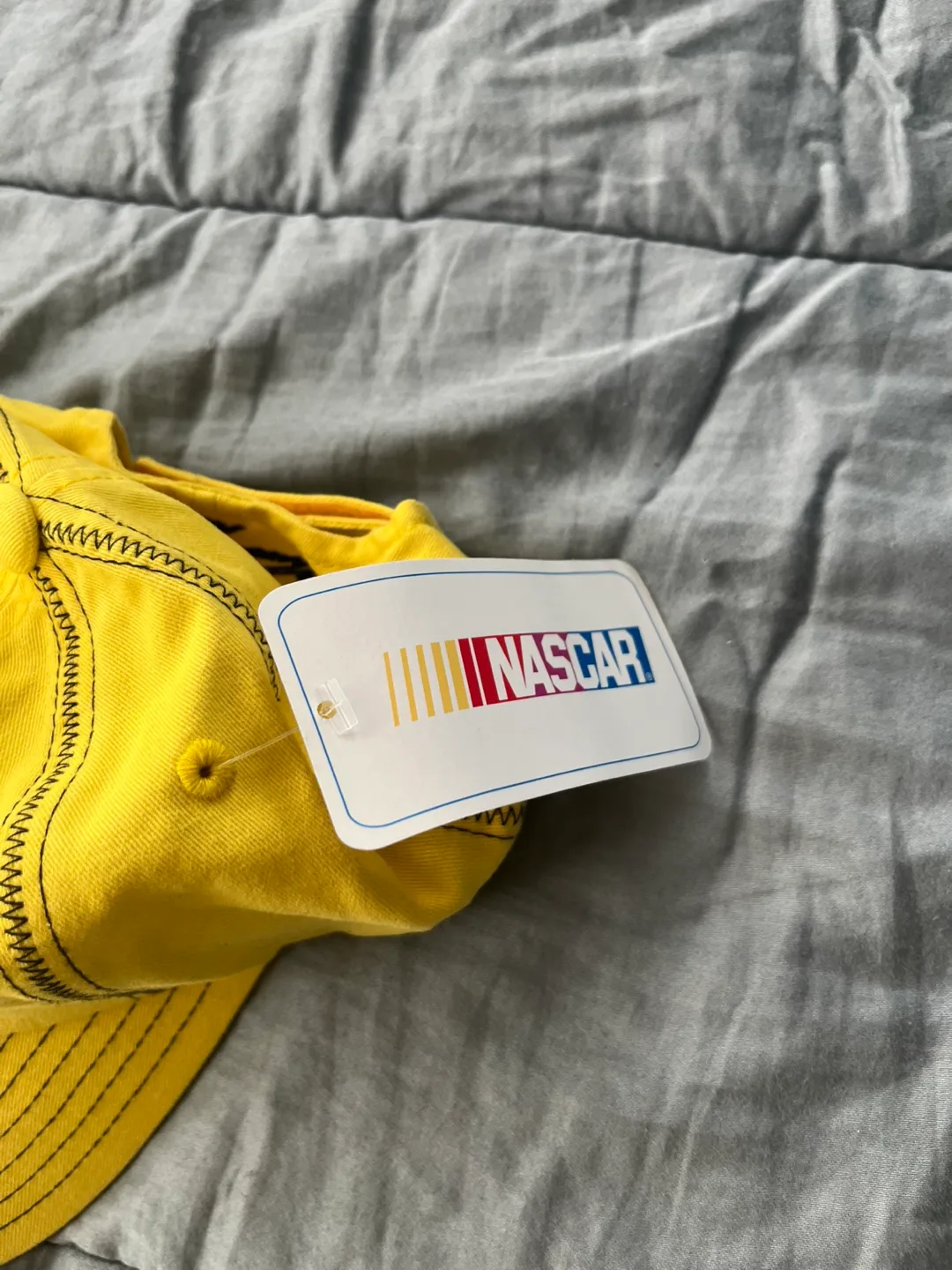 NASCAR #20 Yellow Baseball Cap image indicator(3)