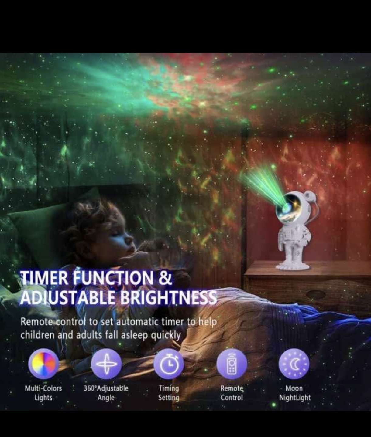 Astronaut Nebula Projector - Galaxy Star Projector - photo 2