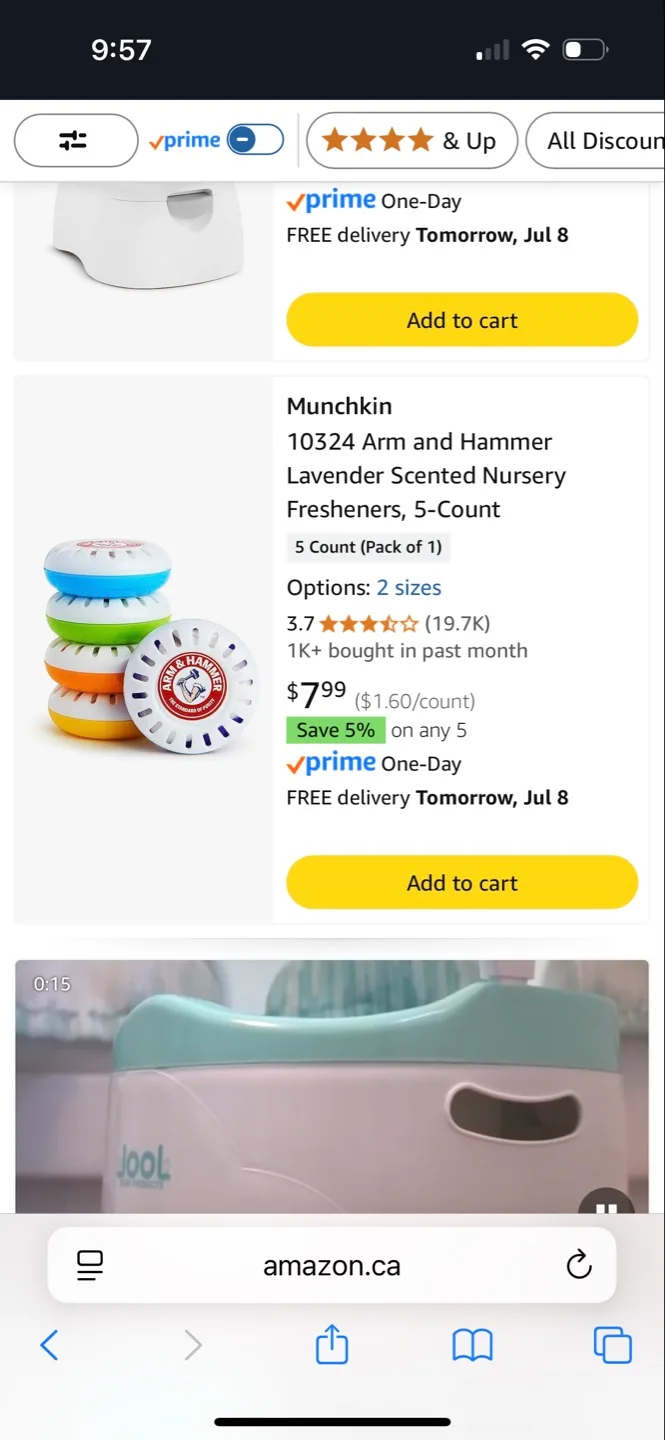 Munchkin Arm and Hammer Potty image indicator(4)