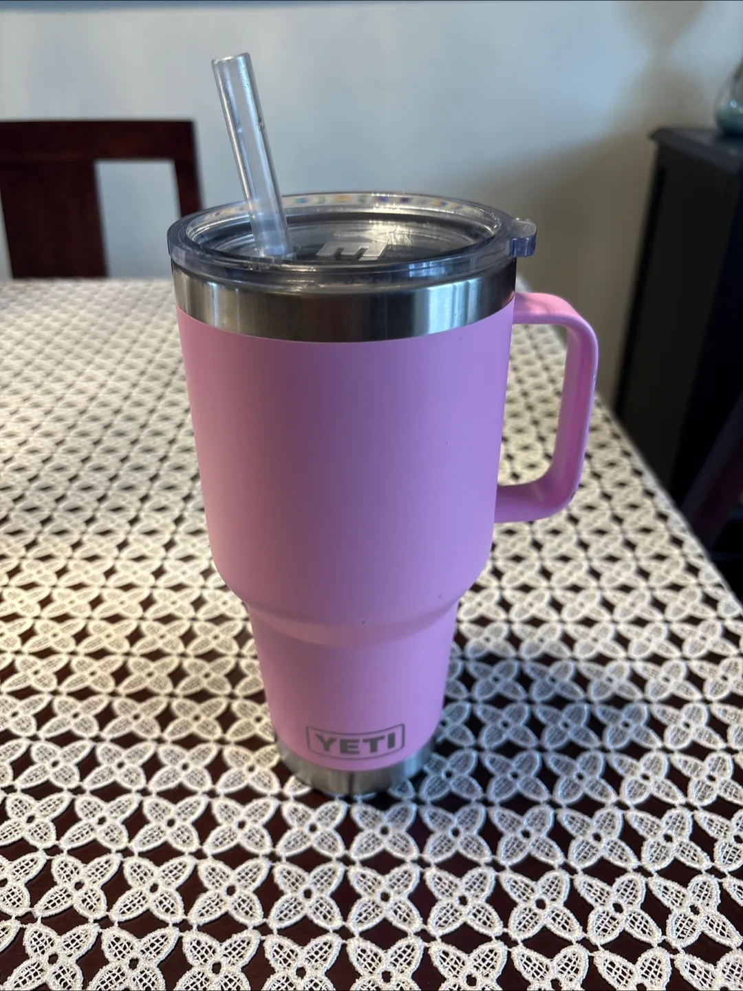 Yeti Rambler 32 oz Mug with Straw Lid - Lilac thumbnail