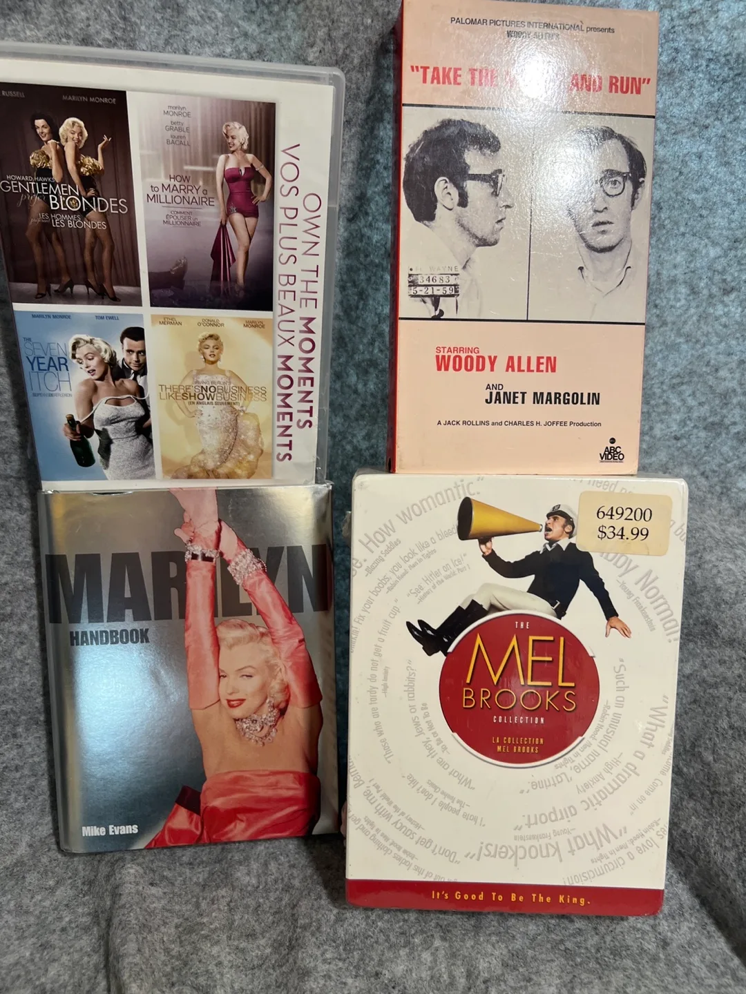 Marilyn Monroe & Mel Brooks DVD/Book Lot thumbnail