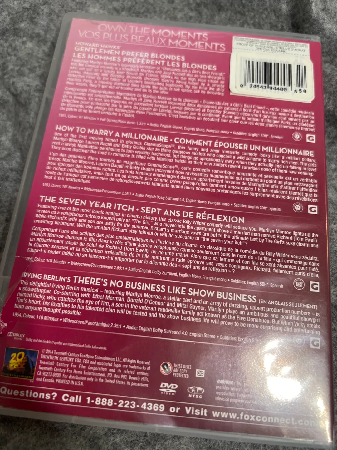 Marilyn Monroe & Mel Brooks DVD/Book Lot image indicator(3)