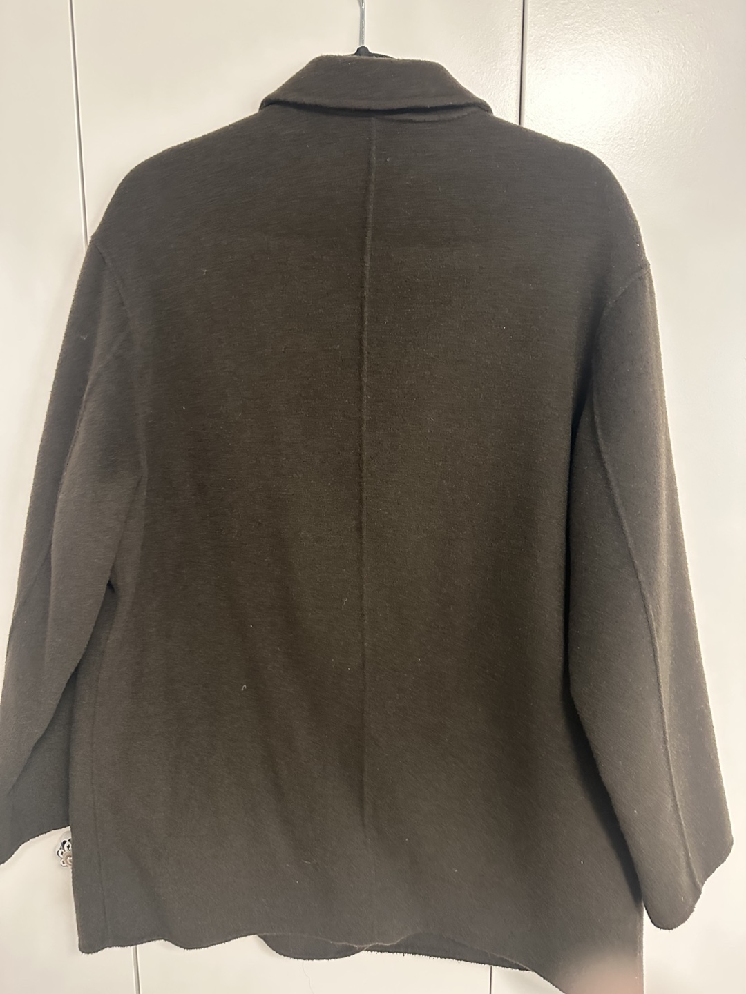 Zara Double Breasted Wool Blend Coat - Size M - photo 4