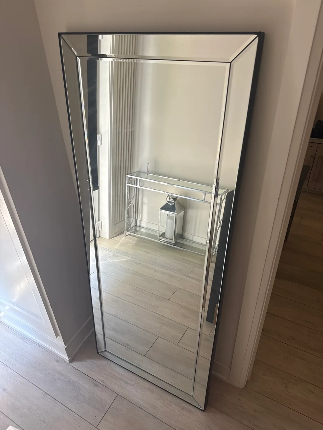 CB2 Framed Beveled Wall Mirror thumbnail