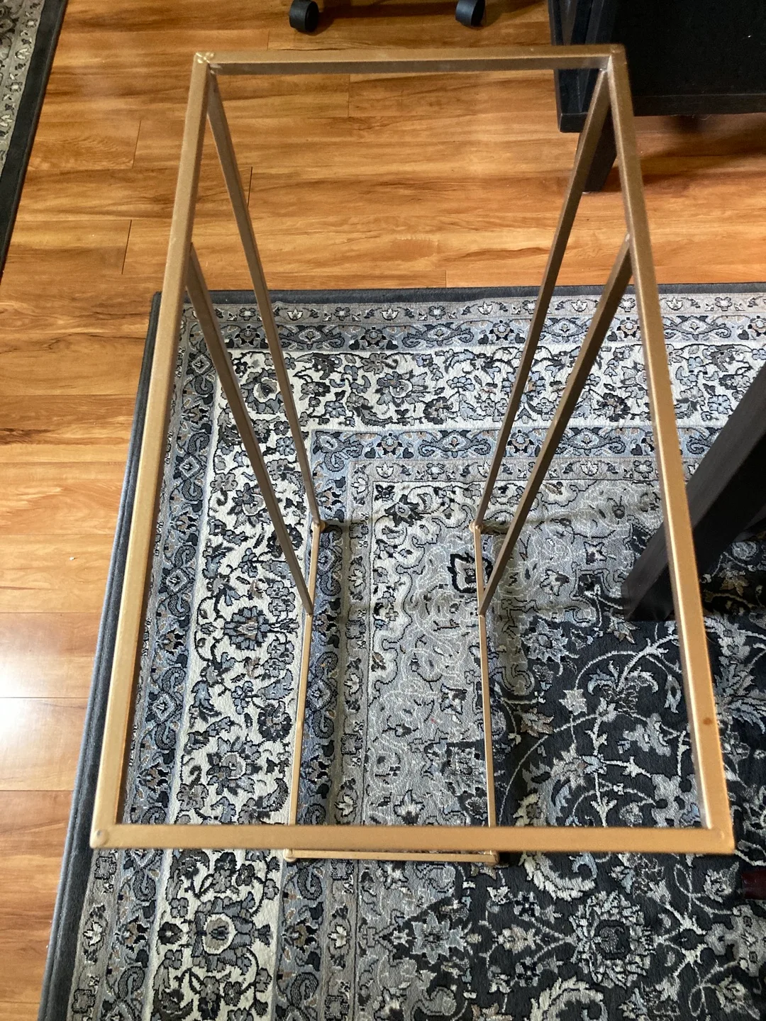 47th & Main Side Table - Gold/Natural image indicator(4)