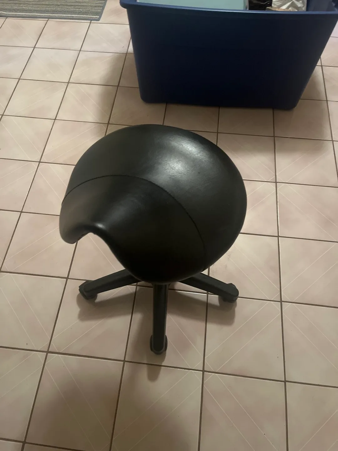 Black Saddle Stool thumbnail