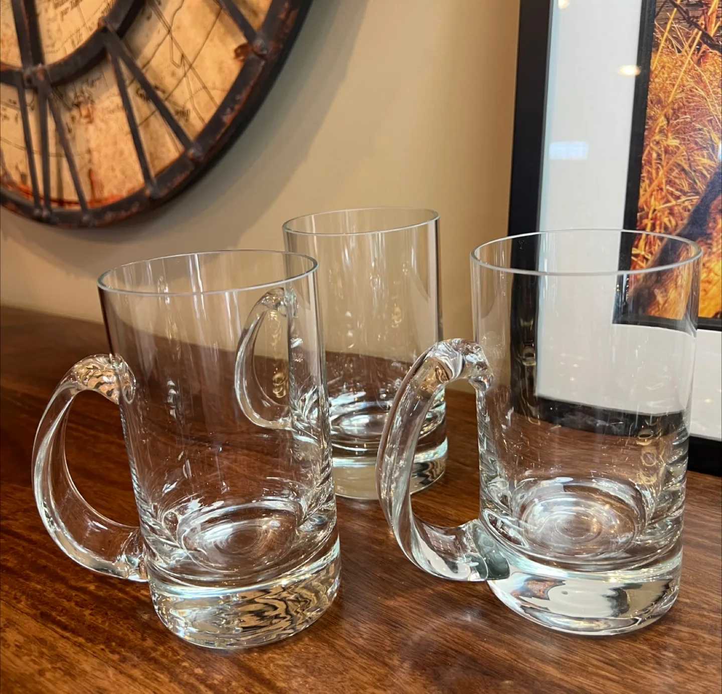 Vintage Crystal Beer Mugs thumbnail