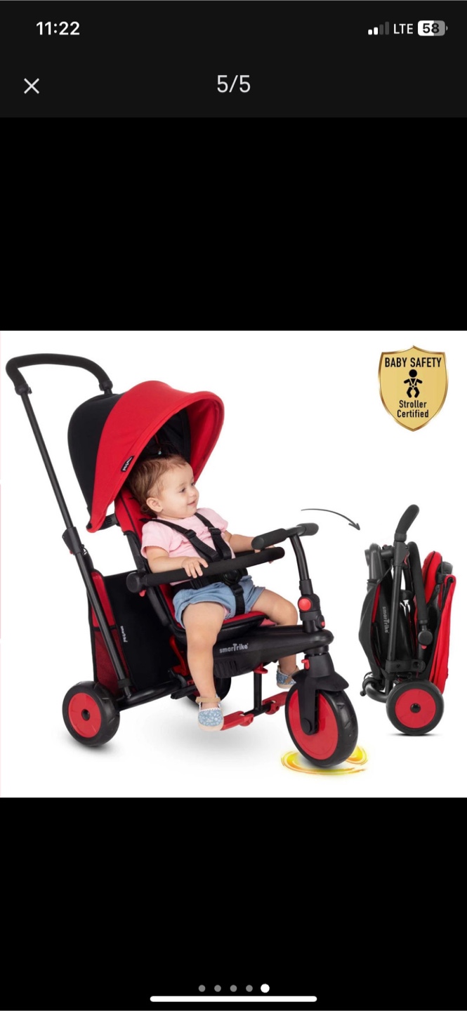 Smart Trike Stroller Tricycle, Red, 10M+ - photo 5