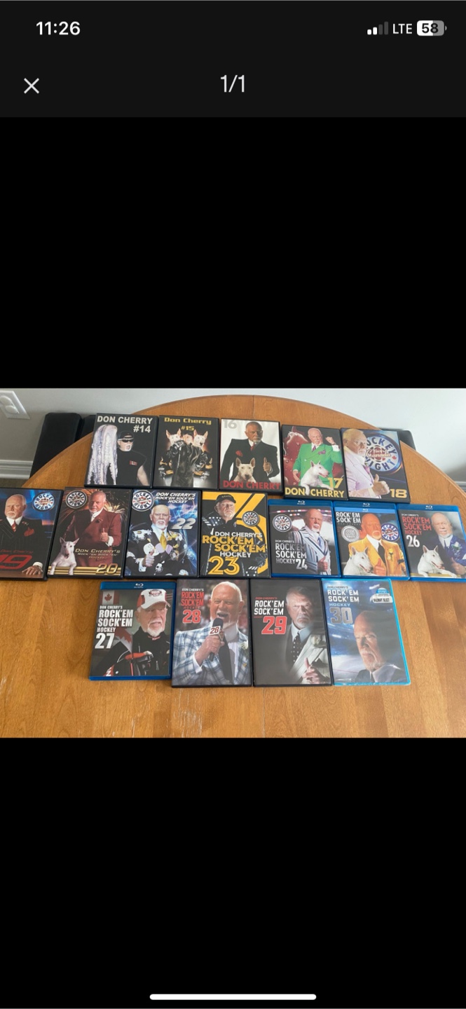 Don Cherry's Rock'em Sock'em Hockey DVDs