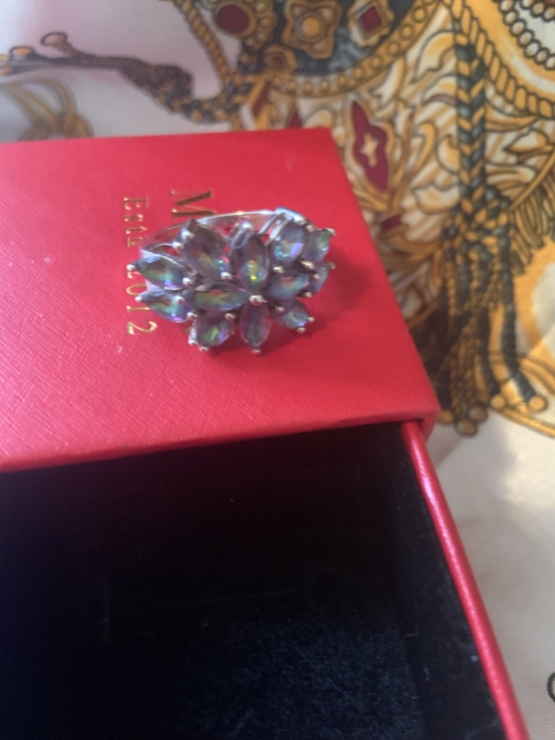 Mystic Topaz Pendant .Ring - photo 4