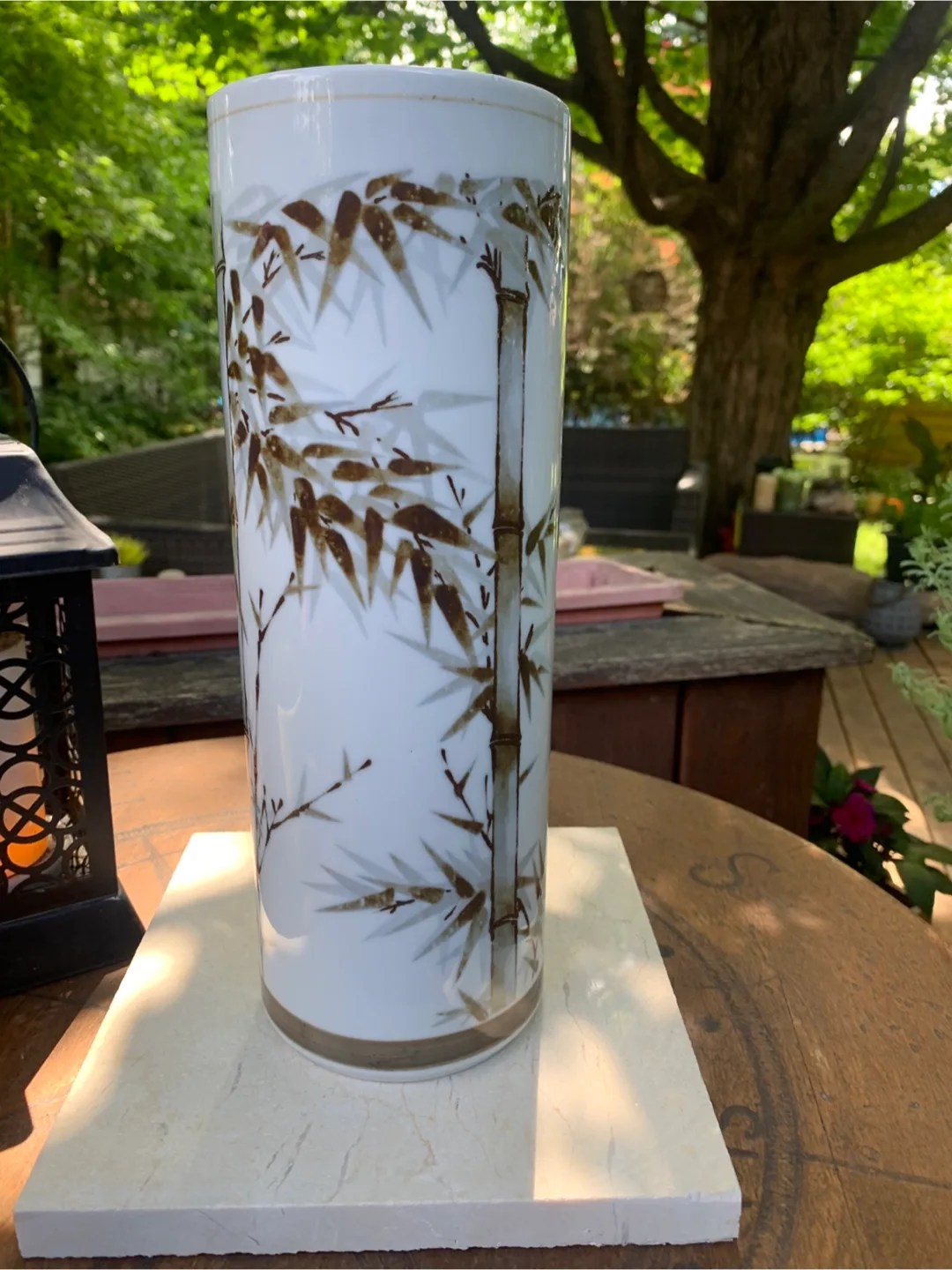 Vintage Japanese Bamboo Design Vase 🇨🇦🍁 image indicator(2)