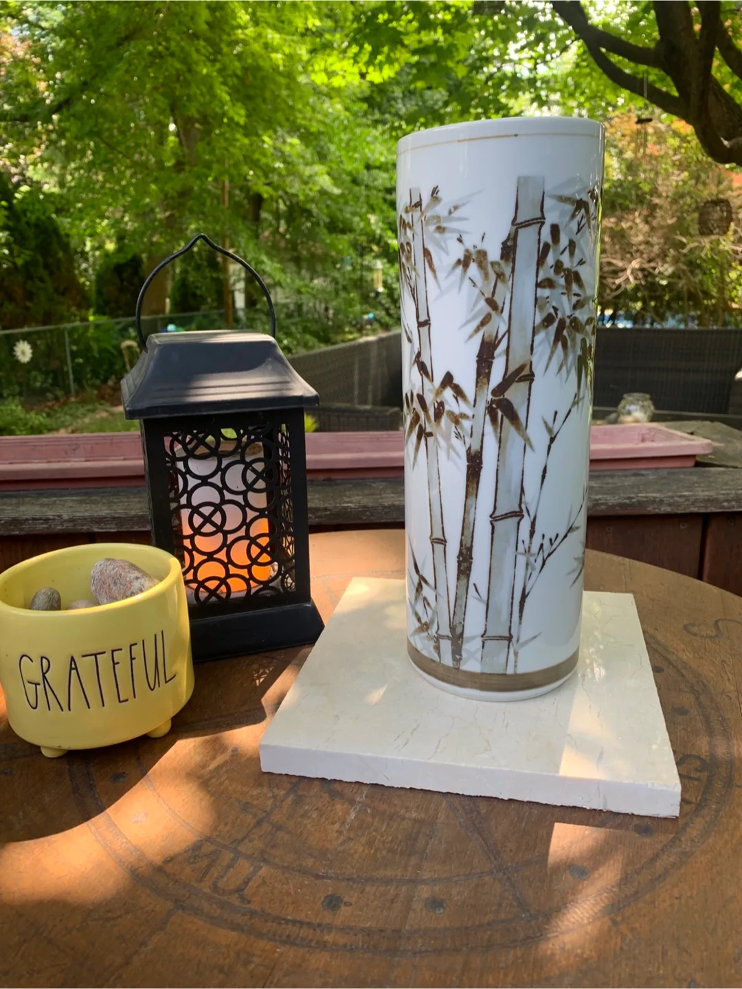 Vintage Japanese Bamboo Design Vase 🇨🇦🍁 thumbnail
