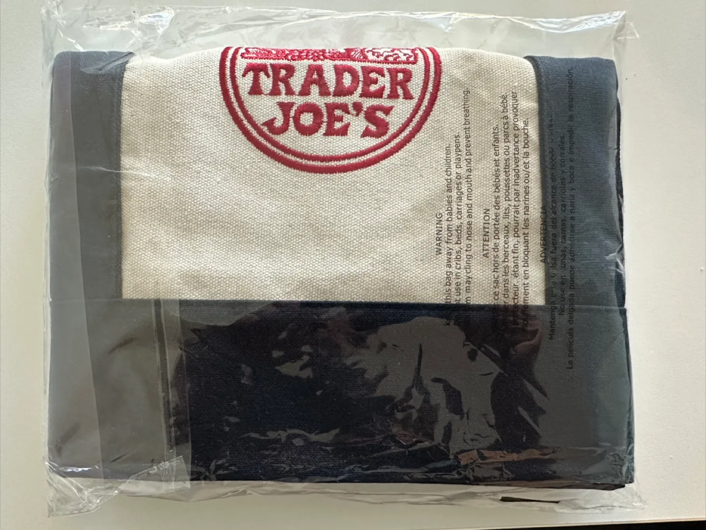 Trader Joe's Mini Canvas Tote Bag - New image indicator(2)