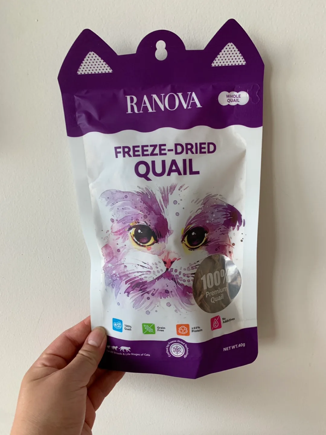 ‼️MOVING SALE‼️Ranova Freeze-Dried Quail Cat Treats thumbnail