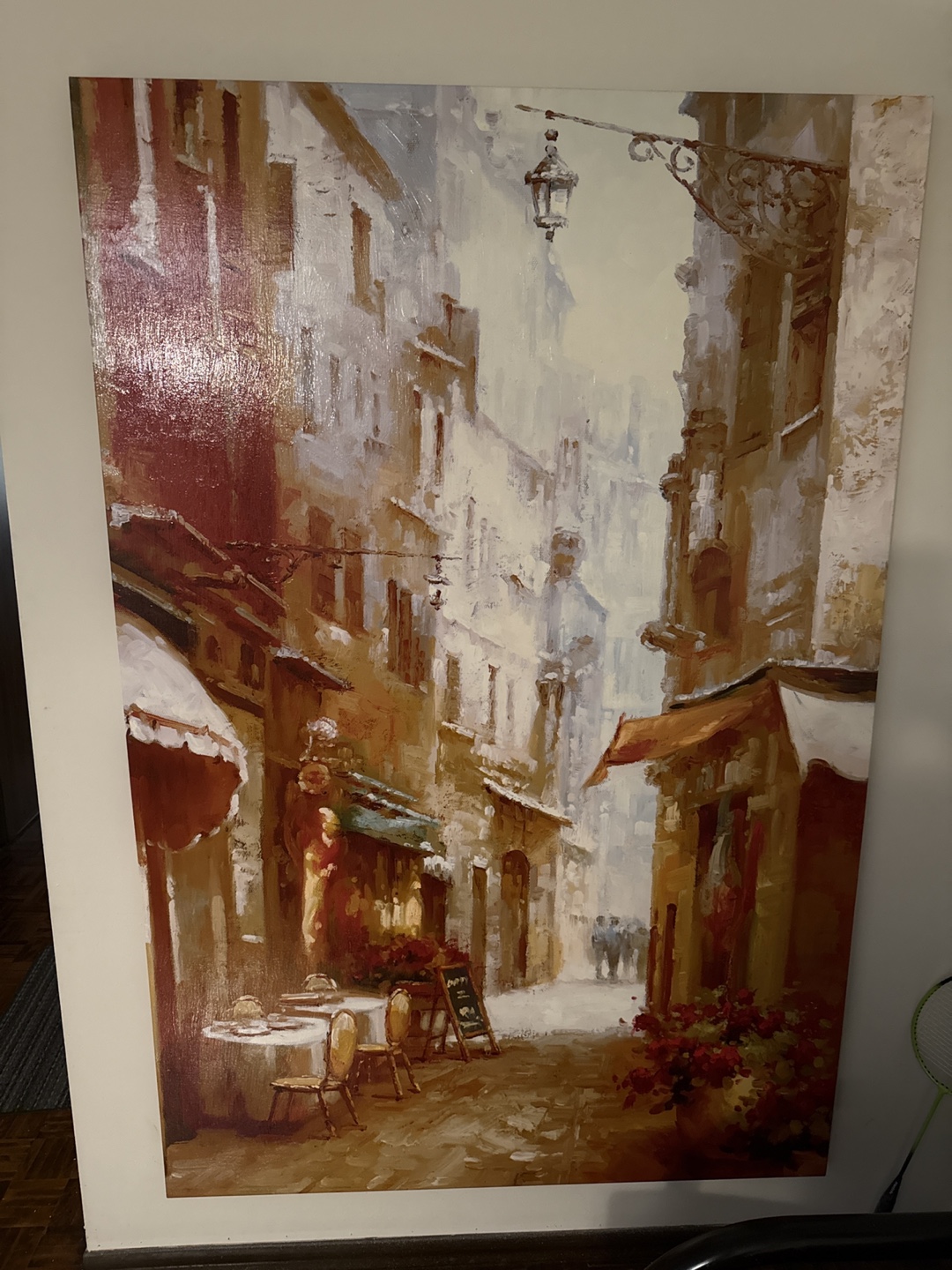 🇨🇦 Painting of a European Street Scene
