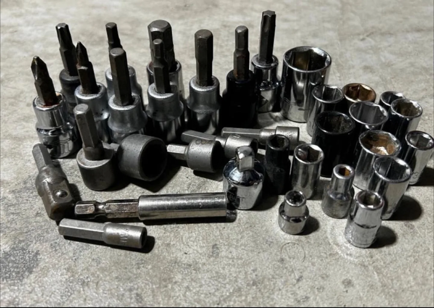 Torx and bit Socket set of 34 pc 1/4”drive and 3/8” drive thumbnail