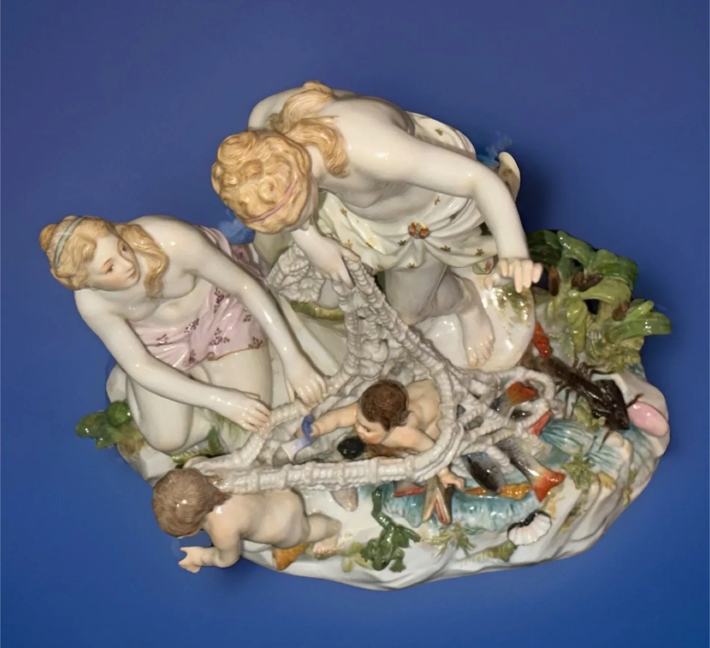 Meissen Porcelain Figure, Capture of the Tritons By Kändler image indicator(8)