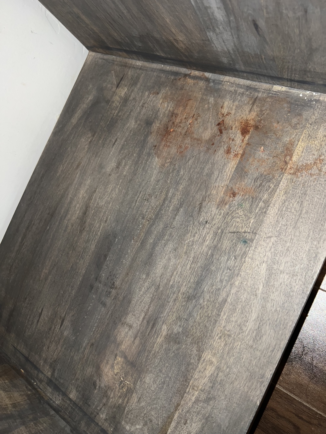 Rustic Wood & Metal Shelf - photo 3