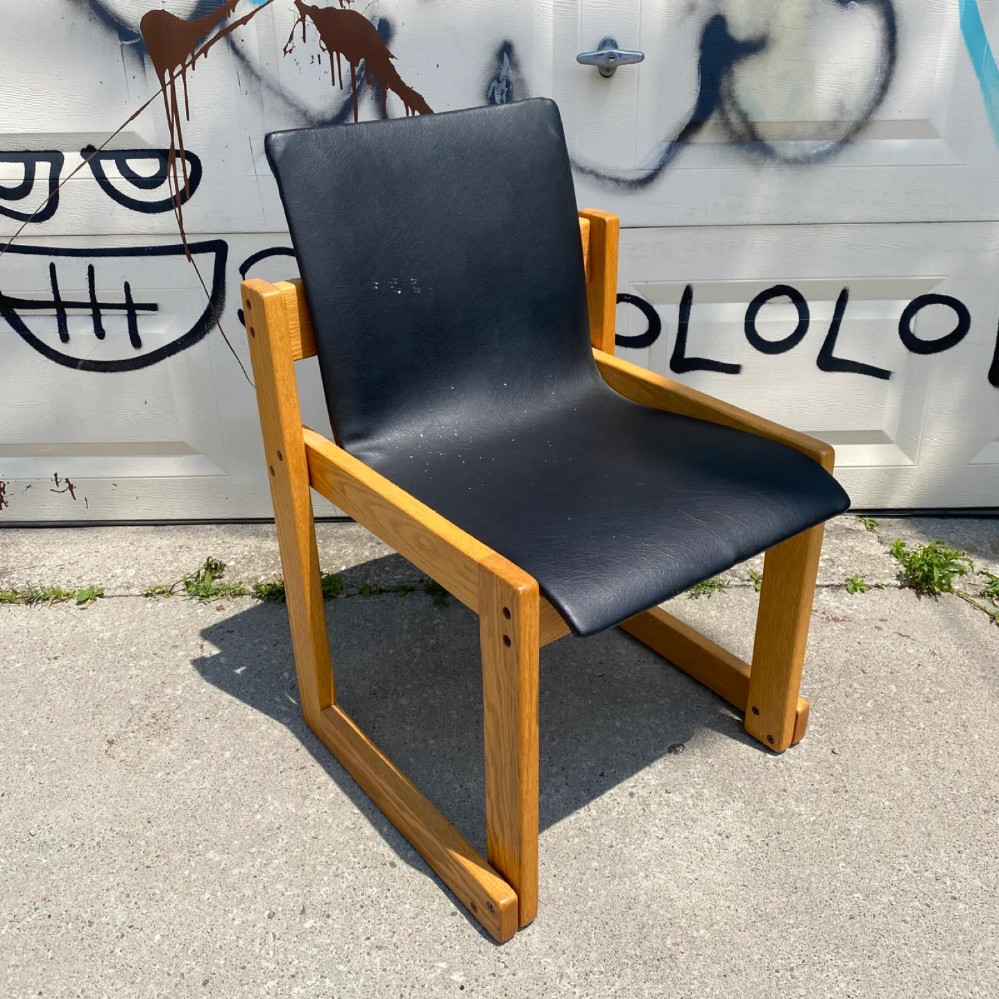 Vintage Vinyl-Seat Chair thumbnail
