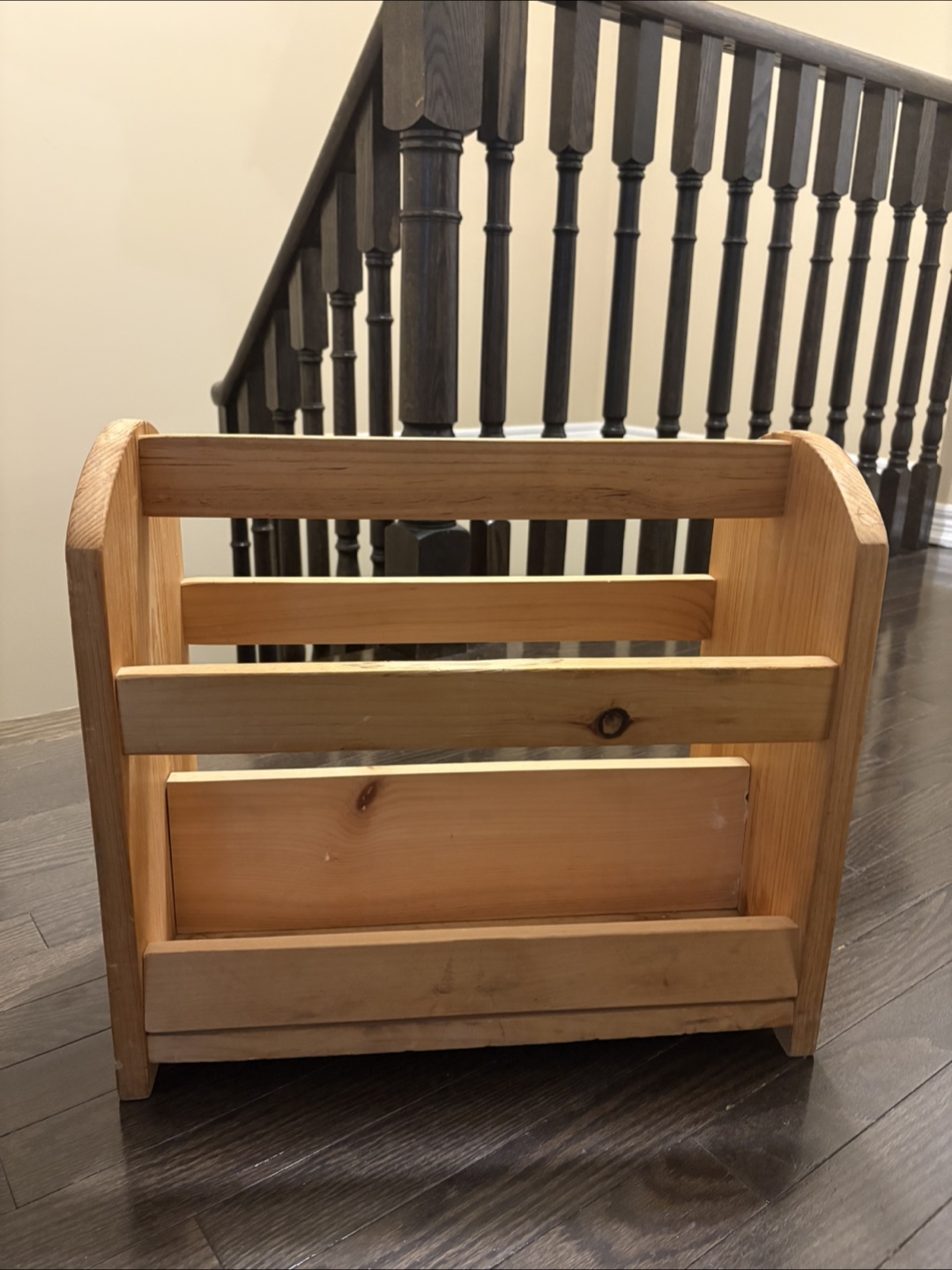 Wooden Magazine Rack