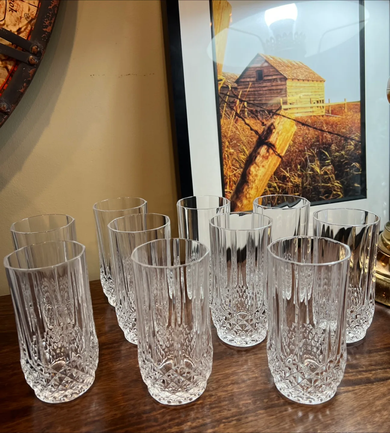 Vintage Crystal Highball Glasses thumbnail