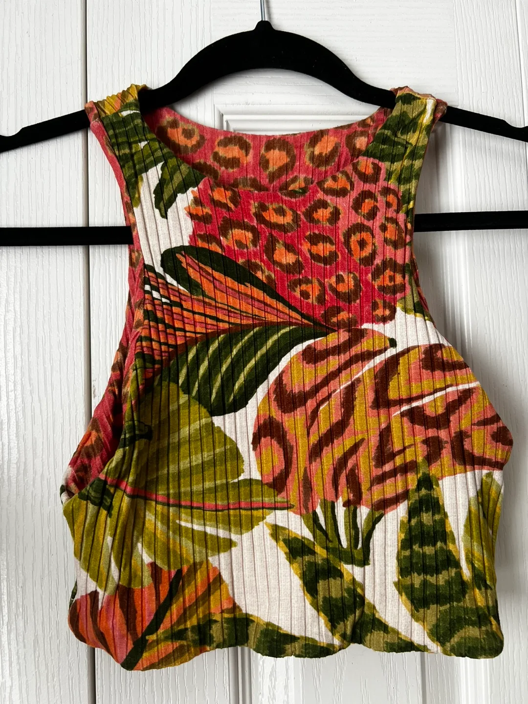 Farm Rio Reversible Cropped Tank Top thumbnail