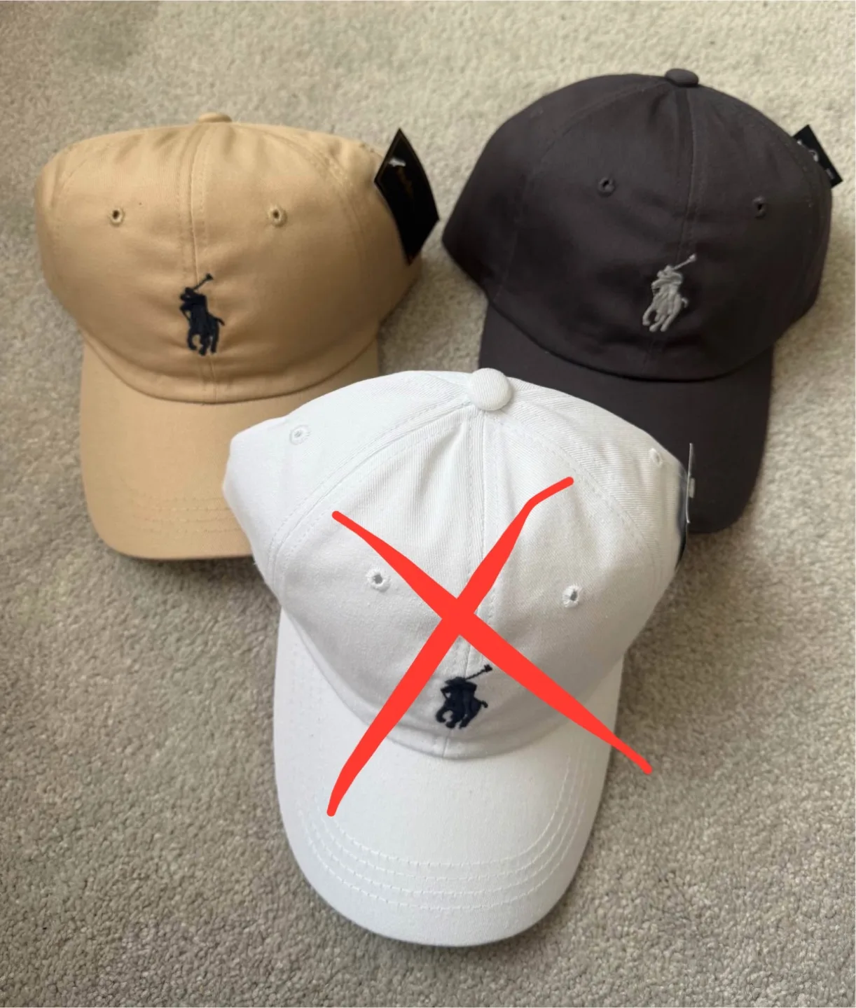 BNWT Polo Ralph Lauren RL Unisex Cap Hats thumbnail