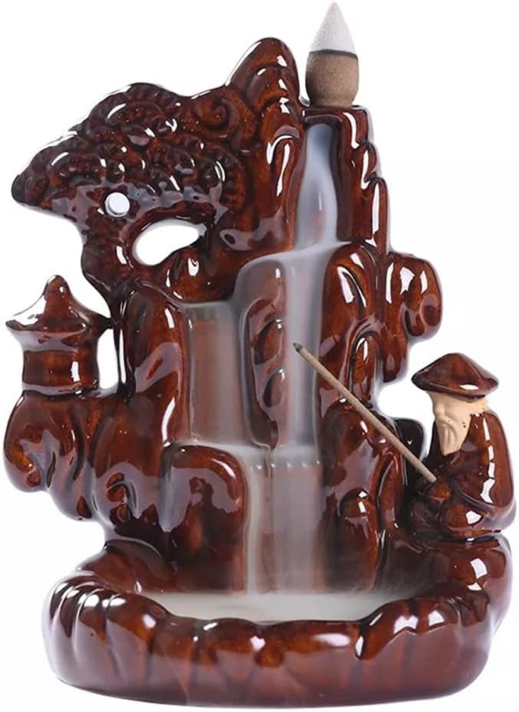 New - Home Decoration Waterfall Backflow Incense Burner