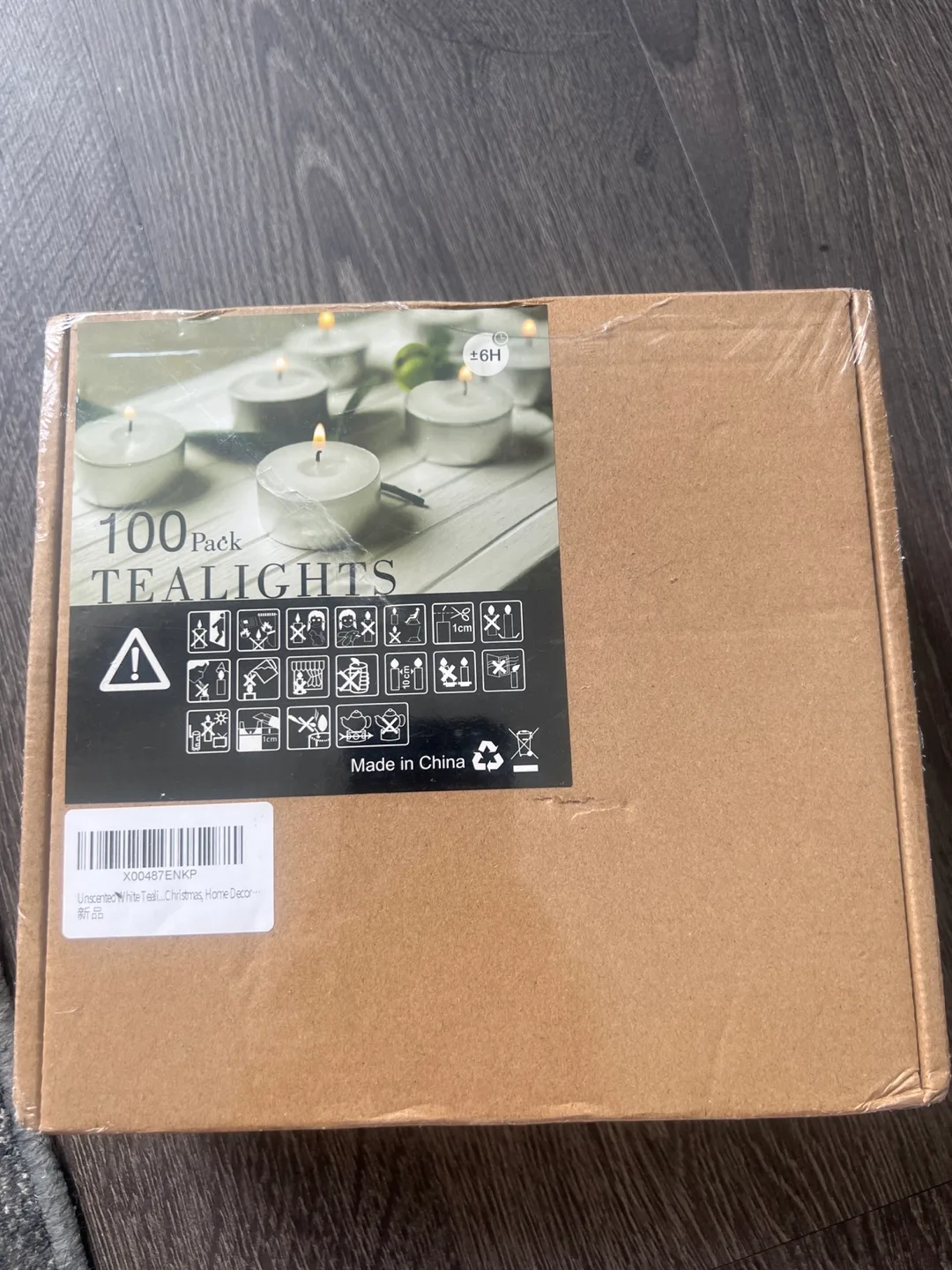 100 Pack Tealights - Unscented White thumbnail