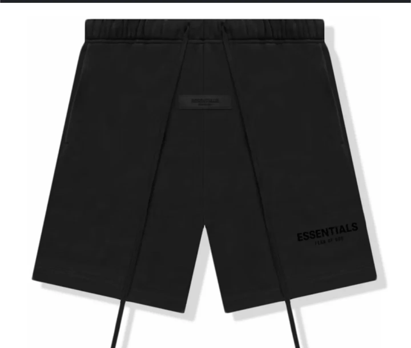 Essentials Fear of God Black Shorts thumbnail