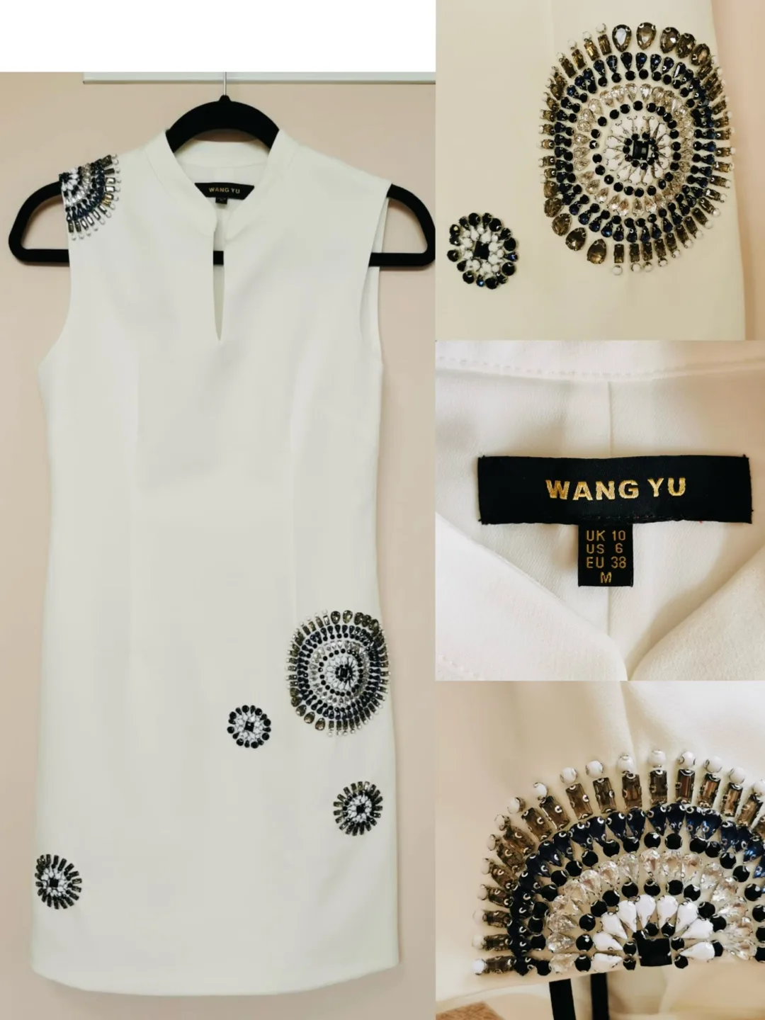 Elegant White Formal Dress - Size M thumbnail