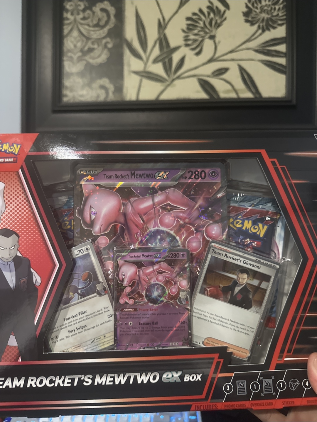 Team Rocket's Mewtwo ex Box Pokémon TCG