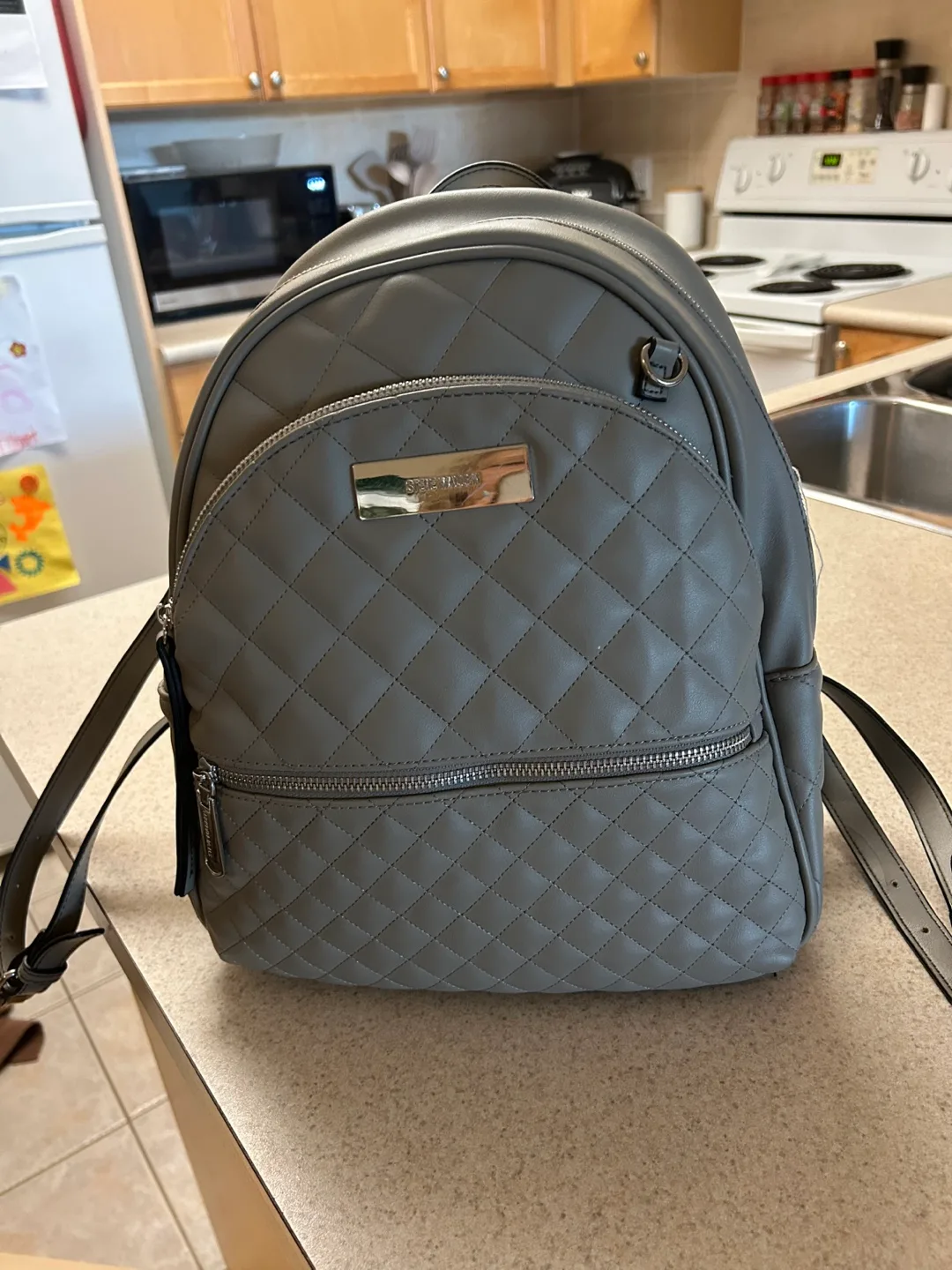 Steve Madden Gray Backpack thumbnail