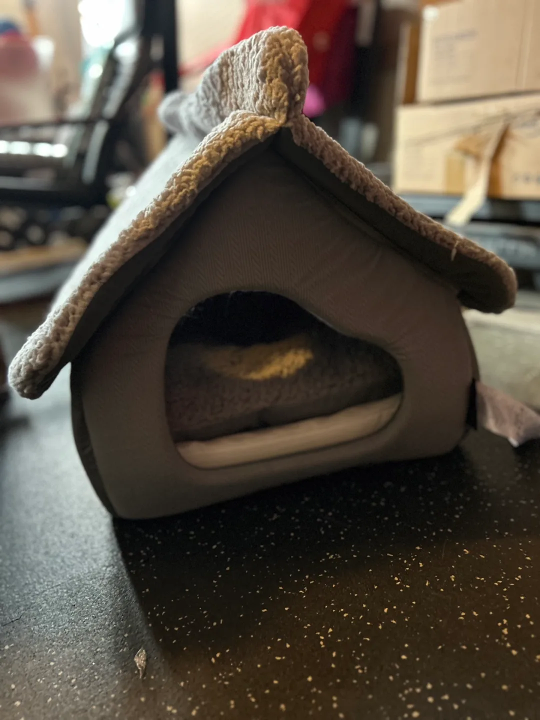 New Cat Bed House - Grey thumbnail