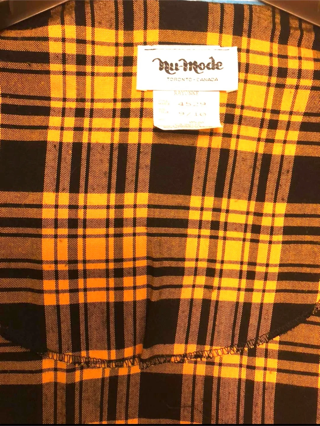 Nu Mode Plaid Cardigan - Size 9/10 image indicator(3)