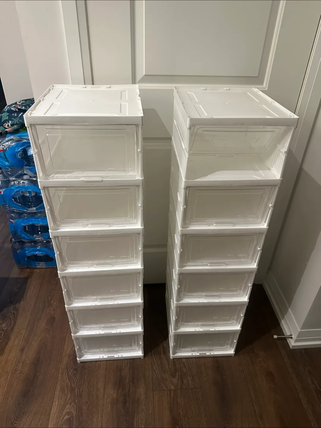 White Shoe storage boxes thumbnail