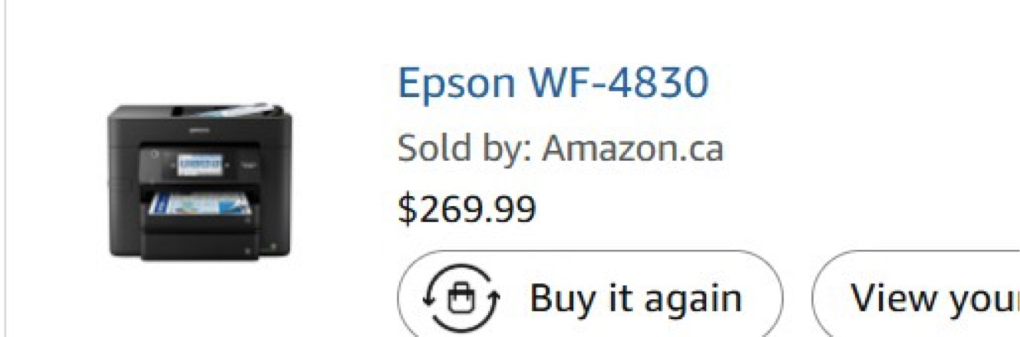 Epson Workforce Pro WF-4830 Printer - photo 4