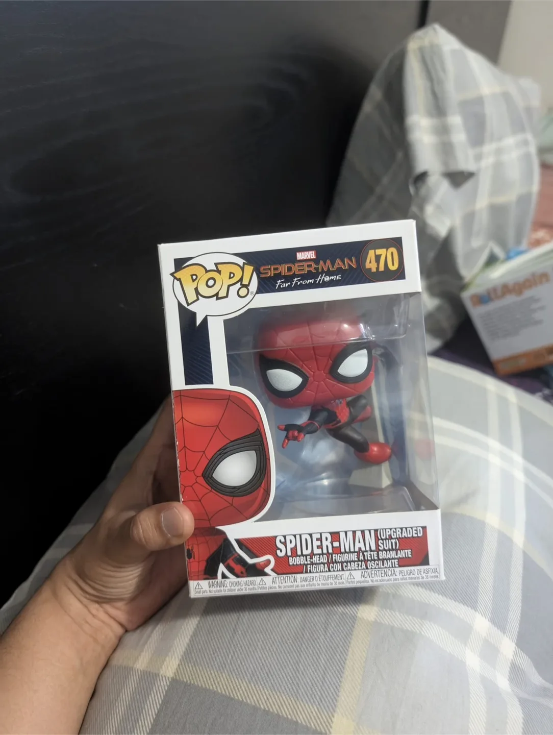 Funko Pop! Spider-Man Upgraded Suit #470 thumbnail